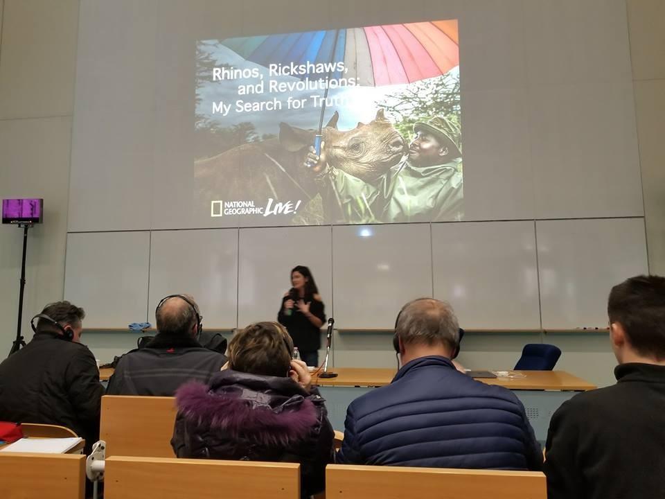 "An evening with National Geographic Photographer Ami Vitale at the University of Siena