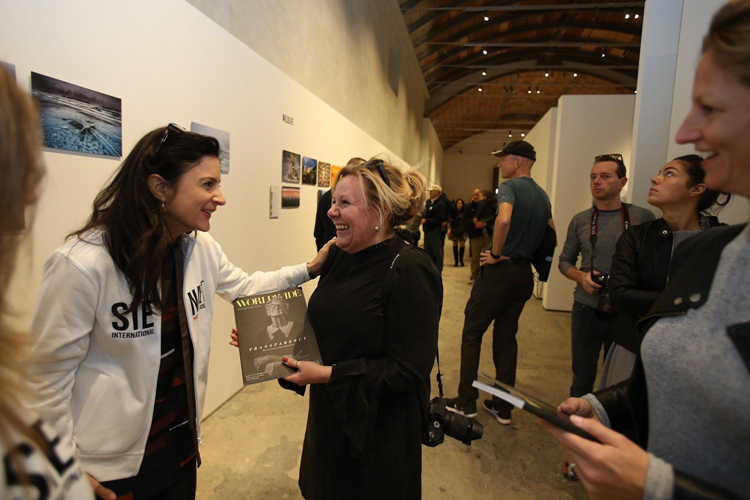The "Beyond the Lens” exhibition Opening Ceremony at the “Ex Distillery Lo Stellino”, group photo