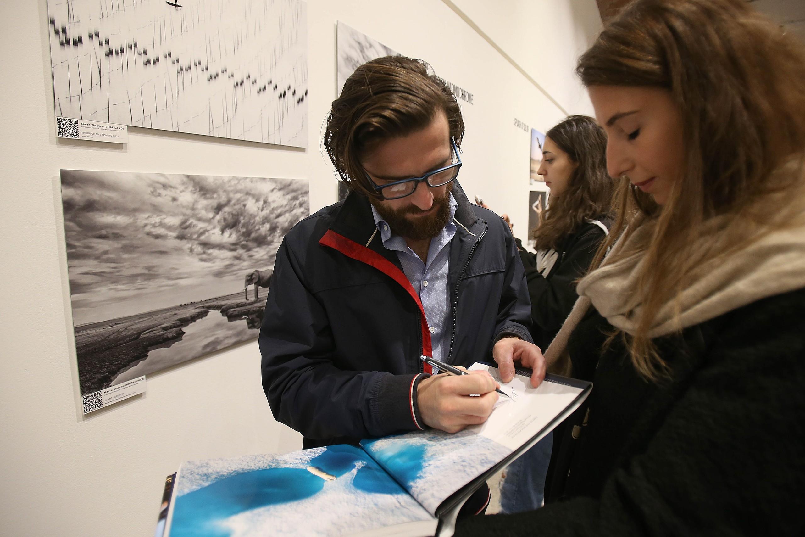 The "Beyond the Lens” exhibition Opening Ceremony at the “Ex Distillery Lo Stellino” with Florian Ledoux