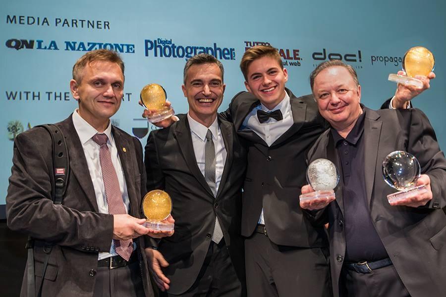 Group photo during the Awards Ceremony at the Teatro dei Rozzi