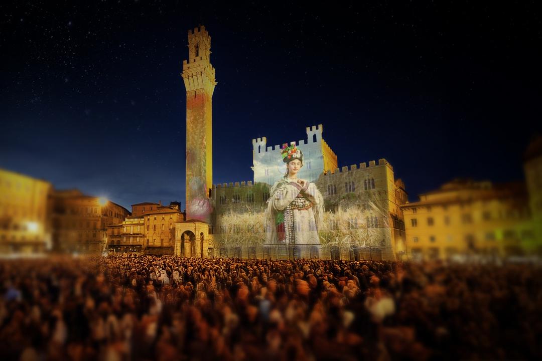 UN'ISTALLAZIONE IMMERSIVA DI IMMAGINI E MUSICA